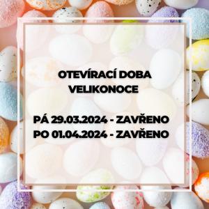 Otevírací doba Velikonoce